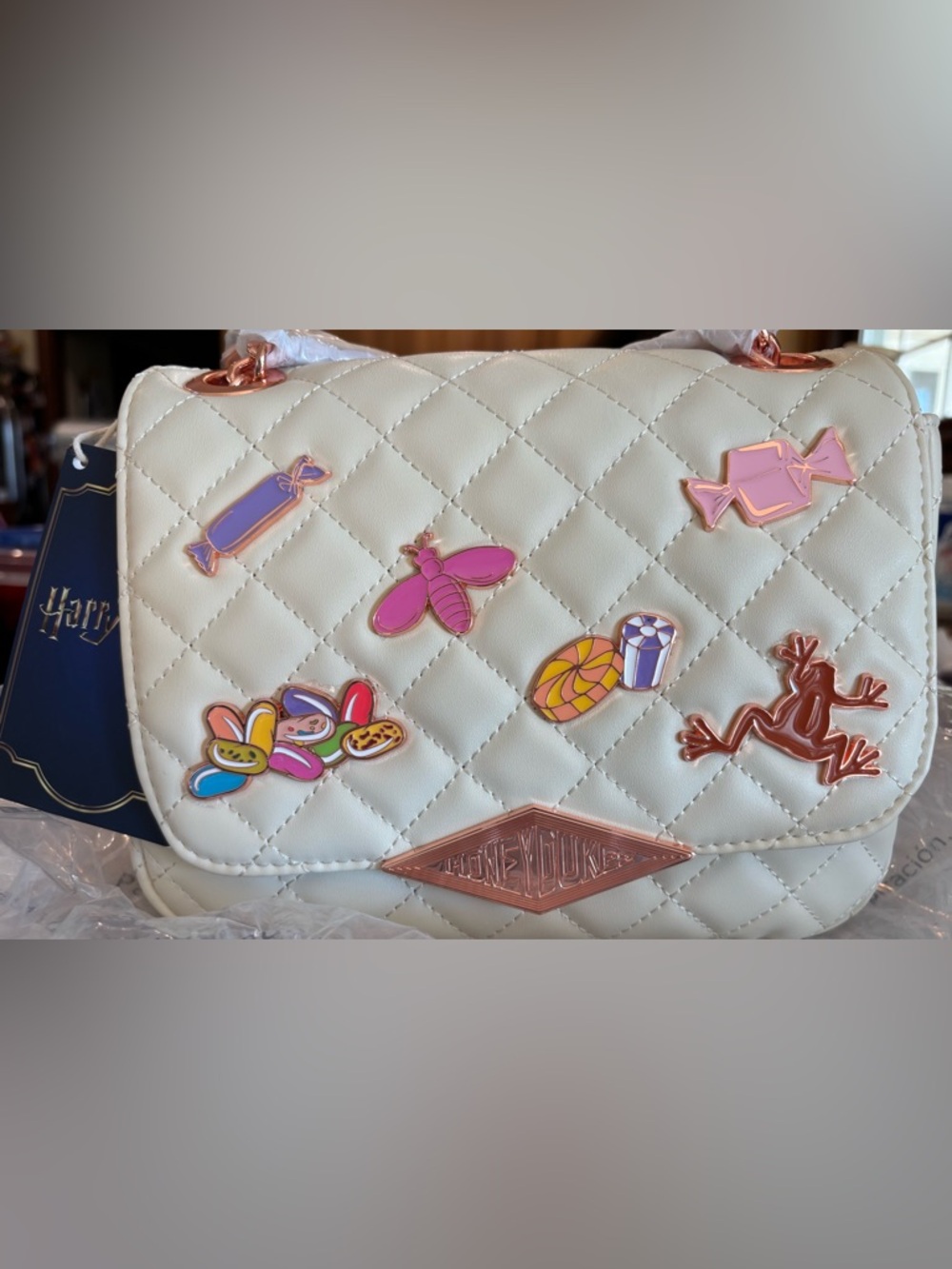 NWT Loungefly Harry Potter Honeydukes Candies Quilted crossbody purse